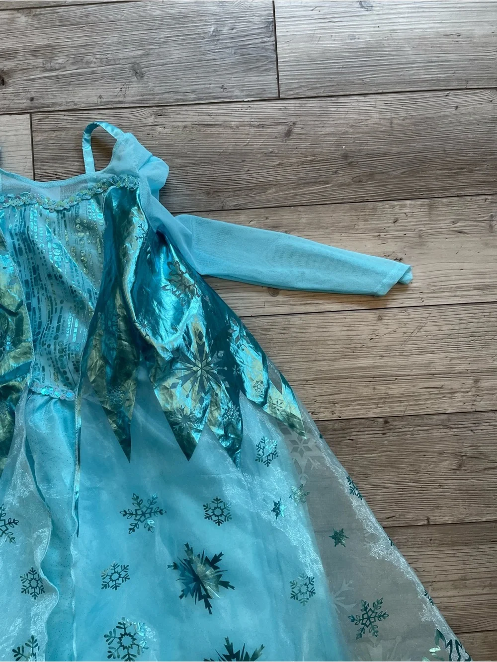 Disney | Frozen Elsa Costume Dress | Size: 5/6 - Picture 4 of 8